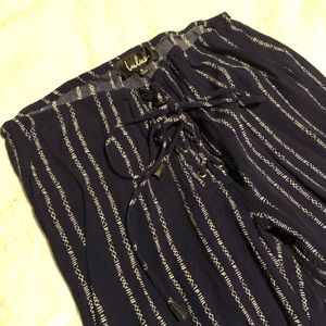 Festival navy blue bell bottoms
